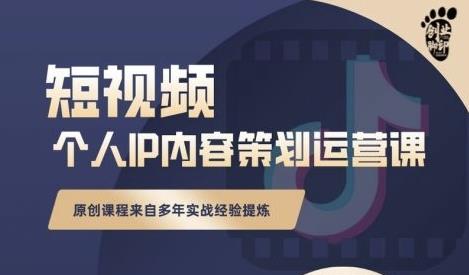 抖音短视频个人ip内容策划实操课，真正做到普通人也能实行落地-大兵轻创资源库