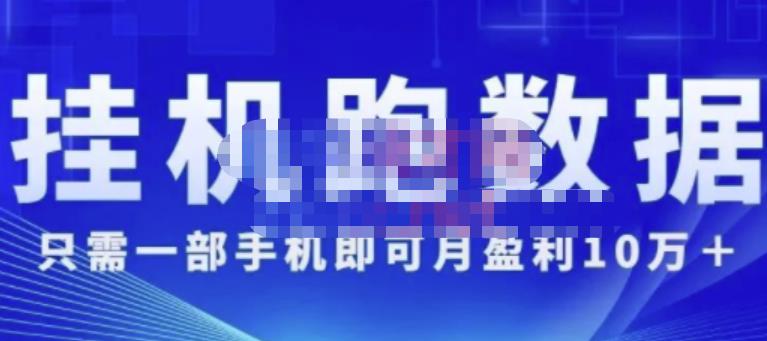 猎人电商:挂机数跑‬据，只需一部手即机‬可月盈利10万＋（内玩部‬法）价值4988元-大兵轻创资源库