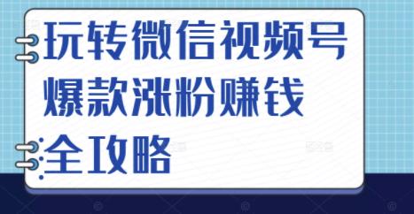 玩转微信视频号爆款涨粉赚钱全攻略，让你快速抓住流量风口，收获红利财富-大兵轻创资源库