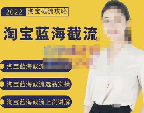 2022淘宝蓝海截流攻略，淘宝蓝海截流选品上货实操讲解-大兵轻创资源库