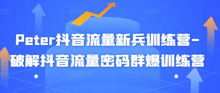 Peter抖音流量新兵训练营-破解抖音流量密码群爆训练营（新兵）-大兵轻创资源库