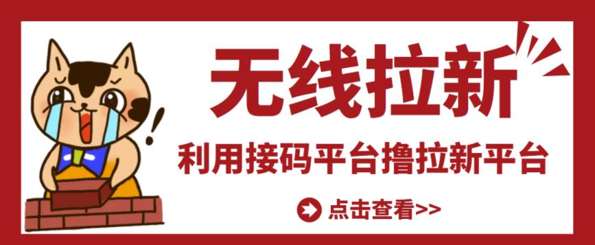 最新接码无限拉新项目，利用接码平台赚拉新平台差价，轻松日赚500+-大兵轻创资源库