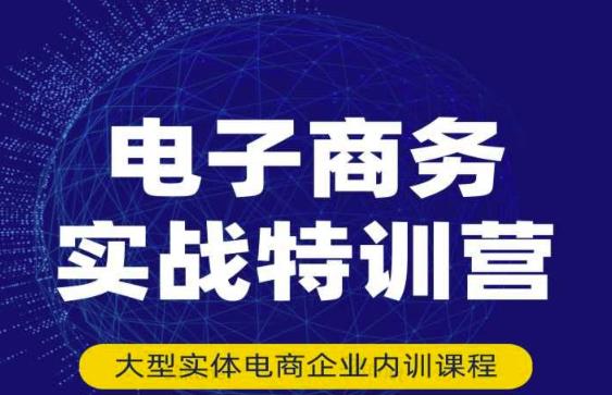 民赛电气内部出品：电子商务实战特训营，全方位带你入门电商，308种方式玩转电商-大兵轻创资源库