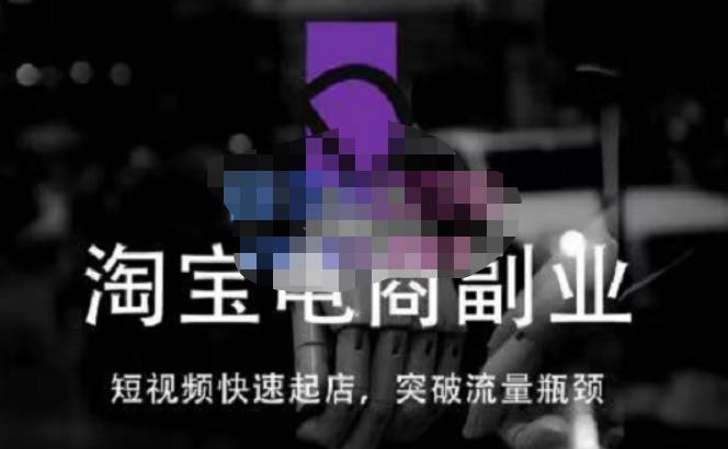 蓝Sir派·淘宝短视频快速起店，替代传统搜索方式，学会做一个不一样的淘宝店-大兵轻创资源库