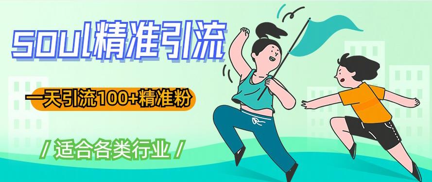 soul精准引流系列课程，一天引流100+精准粉，适合各类行业-大兵轻创资源库