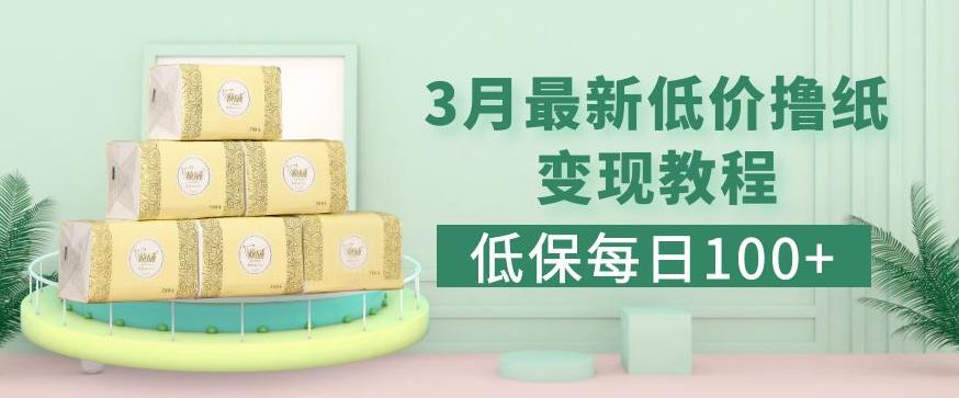 低保(每日100+)3月最新拼多多果冻宝盒低价撸纸变现+销售详细教程-大兵轻创资源库