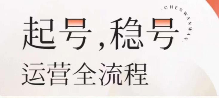婉婉-起号稳号运营全流程，解决从小白到进阶所有运营知识，帮助解决账号所有运营难题-大兵轻创资源库