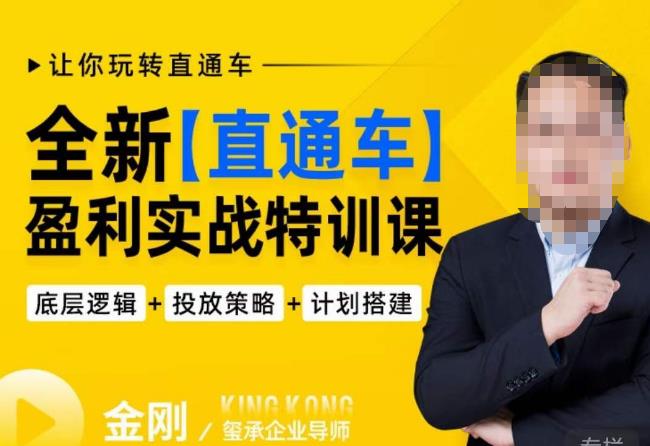 玺承·全新直通车盈利实战特训课，从​底层逻辑详细拆解，从底层，策略到搭建，让你玩转直通车-大兵轻创资源库
