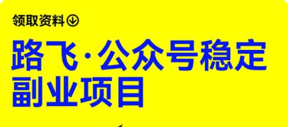 路飞·公众号稳定副业项目，你只要无脑去推广，粉丝和收入，自然就来了-大兵轻创资源库