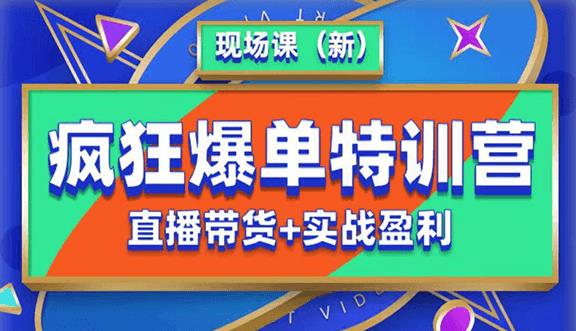 抖音短视频疯狂爆单特训营现场课（新）直播带货+实战案例-大兵轻创资源库