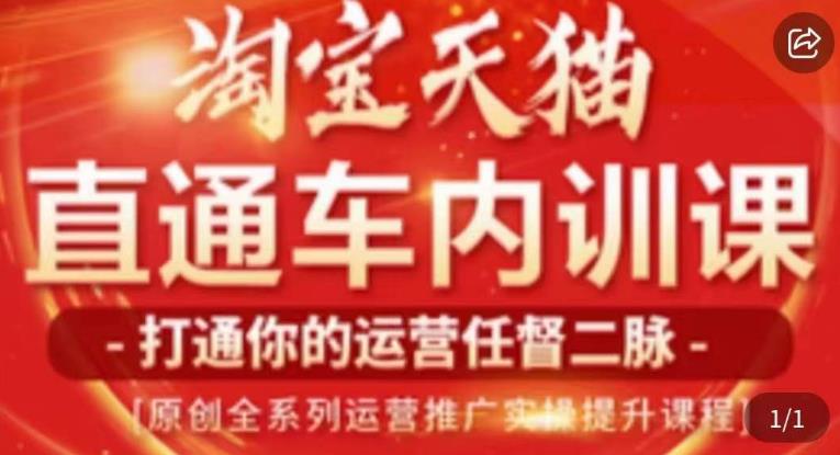 天问电商·2023淘宝天猫直通车内训课，零基础学起直通车运营实操课程-大兵轻创资源库