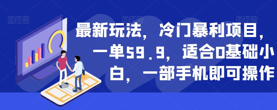 最新玩法，冷门暴利项目，一单59.9，适合0基础小白，一部手机即可操作【揭秘】-大兵轻创资源库