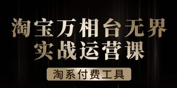 沧海·淘系万相台无界实战运营课，万相台无界实操全案例解析-大兵轻创资源库