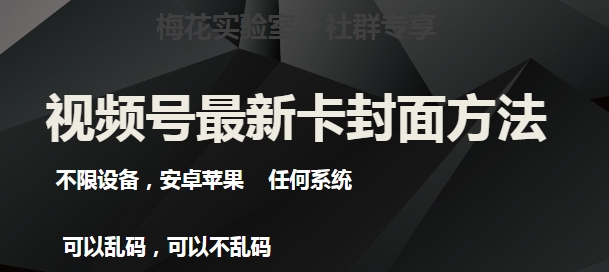 梅花实验室社群最新卡封面玩法3.0，不限设备，安卓苹果任何系统-大兵轻创资源库