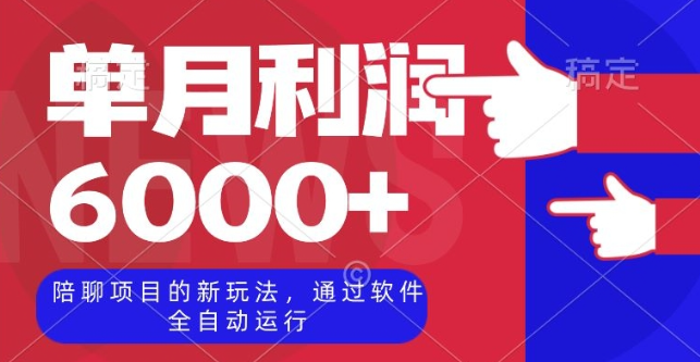 陪聊项目的新玩法，通过软件全自动运行，单月利润6000+【揭秘】-大兵轻创资源库