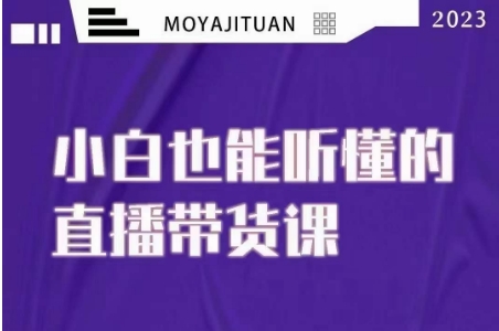 大威本威·能听懂的直播带货课，小白也能听懂，20节完整-大兵轻创资源库