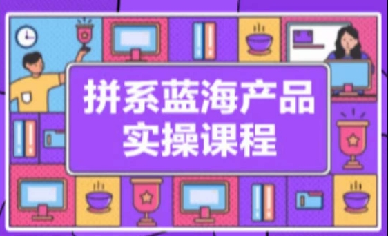 拼系冷门蓝海产品实操课程，从注册店铺到选品上架到流量维护环环相扣-大兵轻创资源库