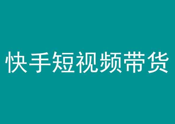 快手短视频带货，操作简单易上手，人人都可操作的长期稳定项目!-大兵轻创资源库