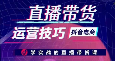 直播带货运营技巧，学实战的直播带货课-大兵轻创资源库