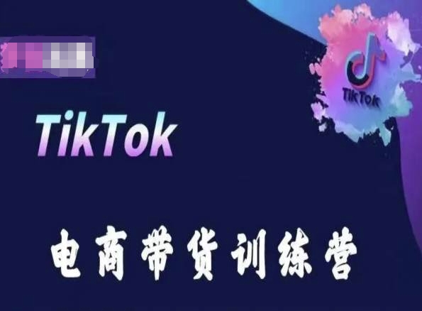 TikTok电商带货训练营，跟随时代潮流，跨境掘金-大兵轻创资源库