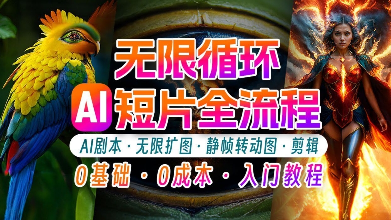 AI剪辑无限循环画面：新手轻松月入上万的秘技【揭秘】-大兵轻创资源库