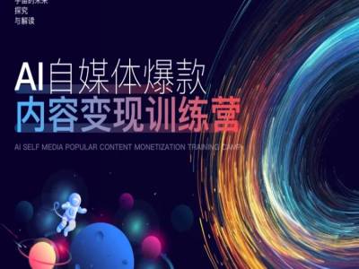 AI自媒体爆款内容变现训练营，20%底层逻辑，60%实操方法，20%案例拆解(即学即用)-大兵轻创资源库