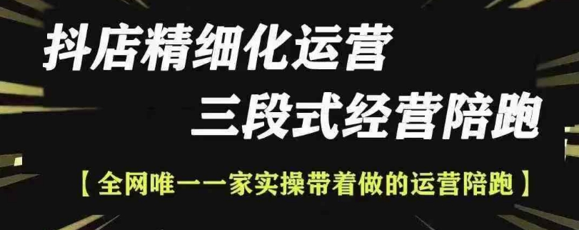 抖店精细化运营，非常详细的精细化运营抖店玩法（更新1229）-大兵轻创资源库