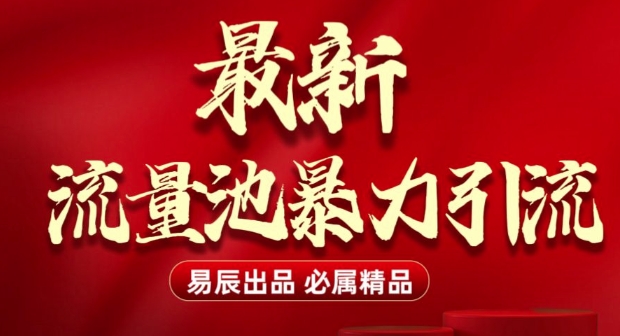 最新“流量池”无门槛暴力引流(全网首发)日引500+-大兵轻创资源库