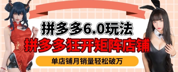 拼多多虚拟商品暴利6.0玩法，轻松实现月入过W-大兵轻创资源库