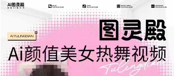 全网首发，原价988图灵殿AI颜值美女热舞视频，云端生图，轻松过原创-大兵轻创资源库