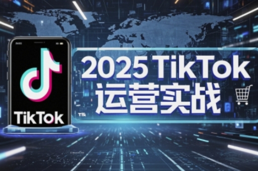 2025TikTok电商运营，掌握TikTok店铺运营核心技巧，实现低成本高转化-大兵轻创资源库
