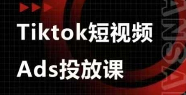 Ads视频投放课，tiktok短视频广告投放课-大兵轻创资源库
