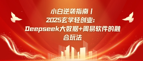 小白逆袭指南，2025玄学轻创业：Deepseek大数据+周易算法的融合玩法-大兵轻创资源库