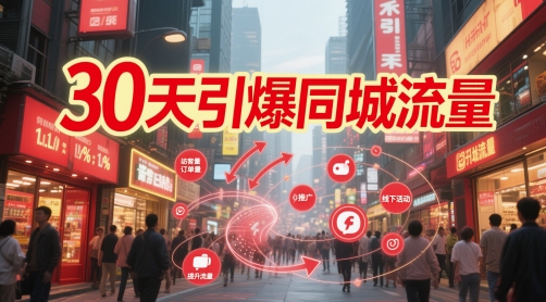 30天引爆同城流量：团购篇 认知篇 流量篇 来客篇 达人篇 老板人设IP篇 投流篇-大兵轻创资源库
