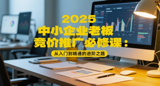 2025中小企业老板竞价推广必修课：从入门到精通的进阶之路-大兵轻创资源库