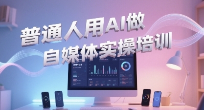 普通一个人用AI做自媒体，助你轻松开启AI自媒体创作之路-大兵轻创资源库