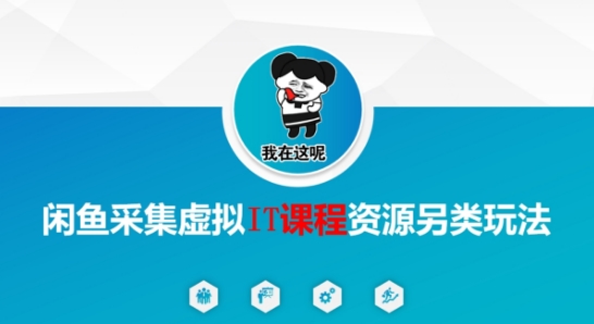 闲鱼采集虚拟IT课程资源另类玩法，干货满满-大兵轻创资源库