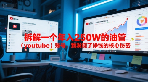 付费文章：拆解一个年入250W的油管（youtube）账号，我发现了挣钱的核心秘密-大兵轻创资源库