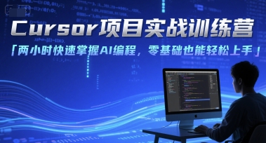 Cursor项目实战训练营，两小时快速掌握AI编程，零基础也能轻松上手-大兵轻创资源库
