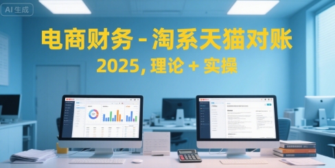 电商财务-淘系天猫对账2025，理论+实操-大兵轻创资源库