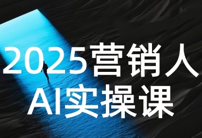 2025营销人Al实操课，AI营销抢跑实战，从Prompt到方案，效率碾压同行-大兵轻创资源库