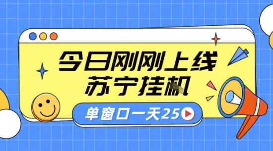 苏宁全自动采集挂G项目 稳定可批量 单窗口收益30+ 附教程【揭秘】-大兵轻创资源库