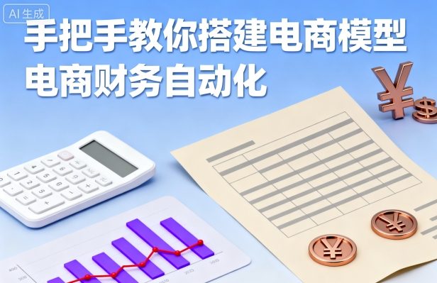 手把手教你搭建电商模型-电商财务自动化-大兵轻创资源库