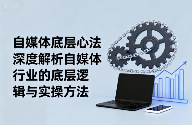 自媒体底层心法，深度解析自媒体行业的底层逻辑与实操方法-大兵轻创资源库