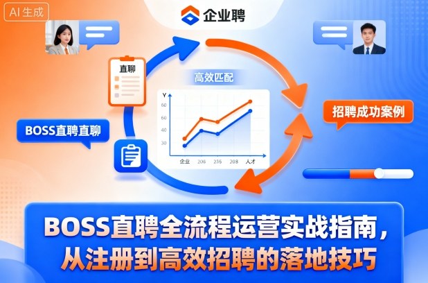 BOSS直聘全流程运营实战指南，从注册到高效招聘的落地技巧-大兵轻创资源库