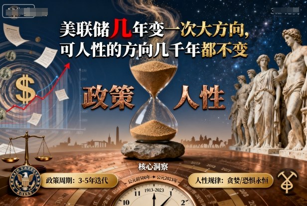 付费文章：美联储几年变一次大方向，可人性的方向几千年都不变-大兵轻创资源库