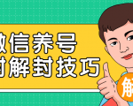 2020最新微信养号防封解封技巧,再也不用担心微信号被封,快速解封你的微信号!-大兵轻创资源库