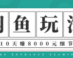 龟课·闲鱼项目玩法实战班第12期,操作10天左右利润有8000元细节玩法-大兵轻创资源库