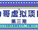 力哥实操内训虚拟项目第三期,每单几十块到几百甚至几千,日赚300-500+-大兵轻创资源库