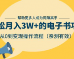 狂赚计划：轻松月入3W+的电子书项目，从0到变现操作流程，亲测有效-大兵轻创资源库